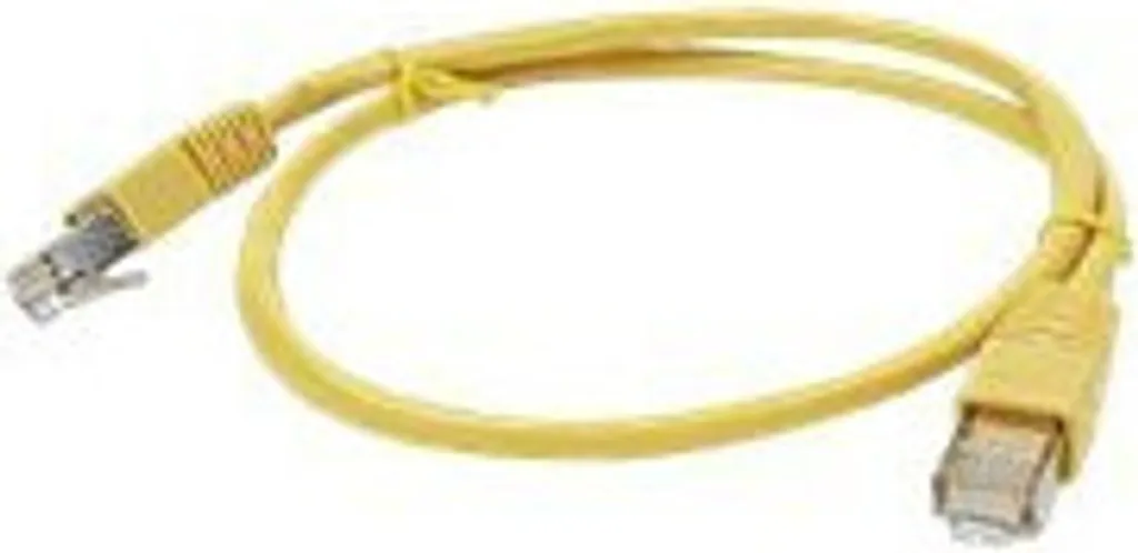 Gembird Cavo Patch RJ45 Cat5e UTP 5m Giallo - Standard Gigabit LAN
