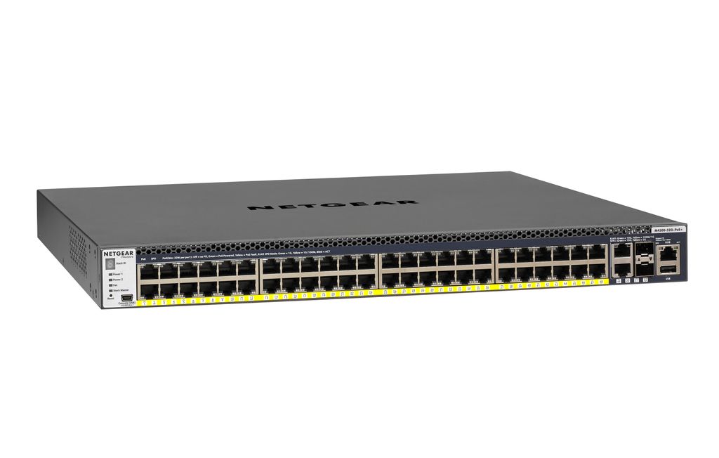 Netgear M4300-52G-PoE+ - Switch - L3 - řízený - 2 x Obrázek produktu 