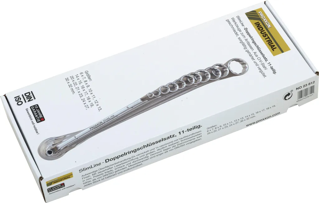 Set 11 Chiavi Poligonali Proxxon 23812 SlimLine 6-32mm Alta Qualità