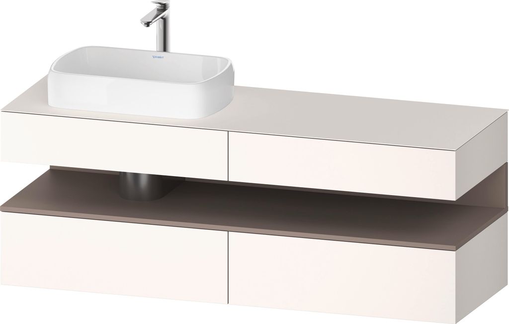 DURAVIT QA4777043840010 QAT KWTU WH Eck 1600x550x600 Wß Smt H
