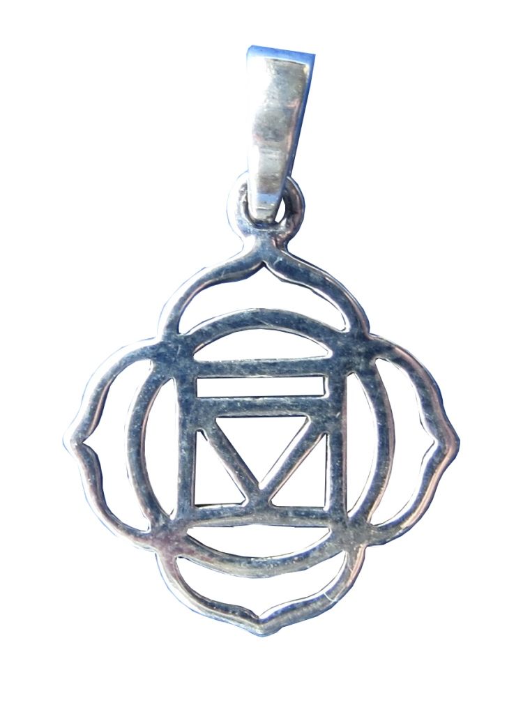 Anhänger "Muladhara Chakra" Silber 925 1,4cm, 1,0g