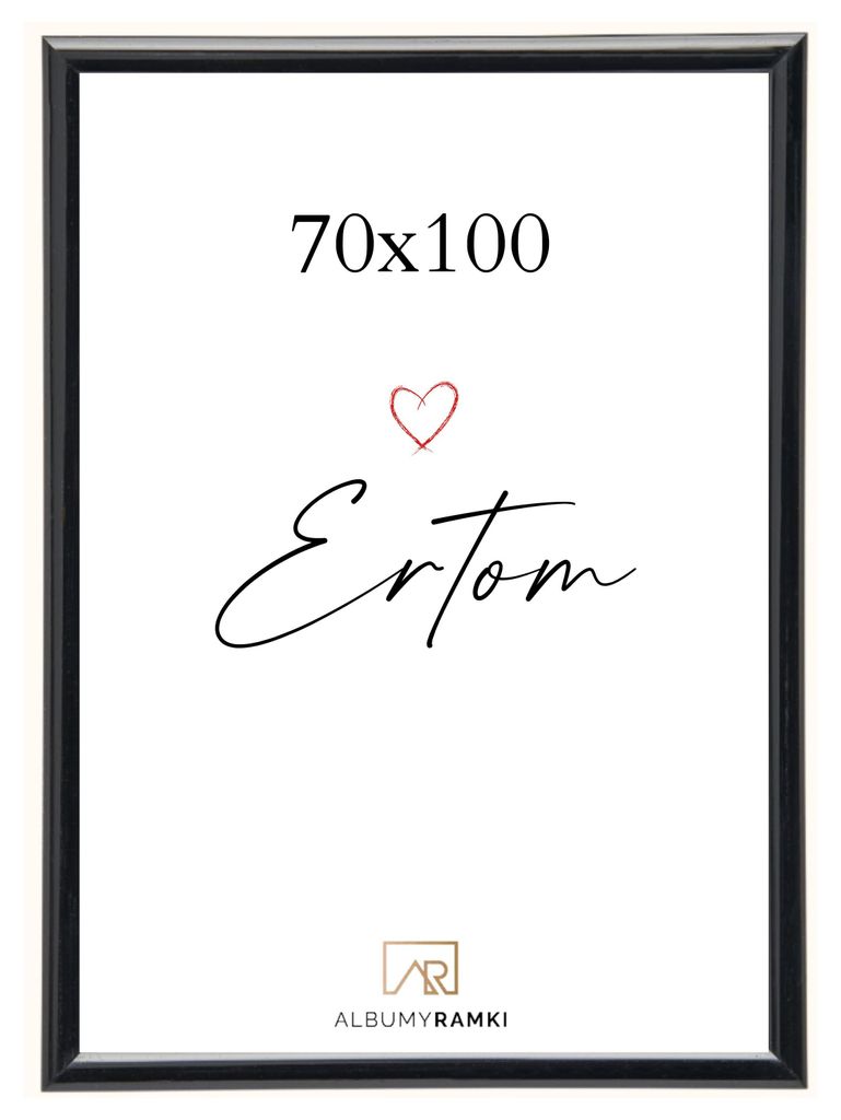 Rám na fotografie LINE STYLE LS70100B, černý, rozměr 70x100 Obrázek produktu 