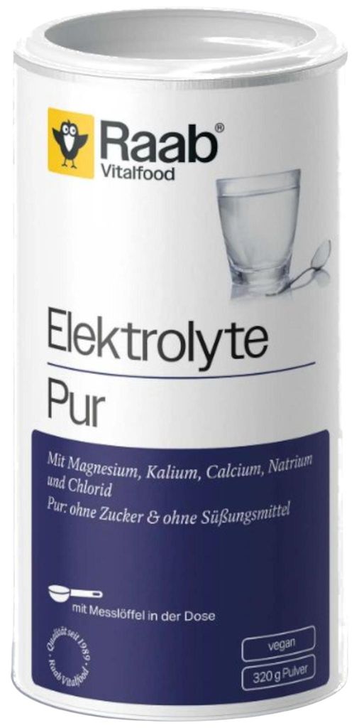 Raab Vitalfood Elektrolyte Pur Pulver 320g Produktbild 