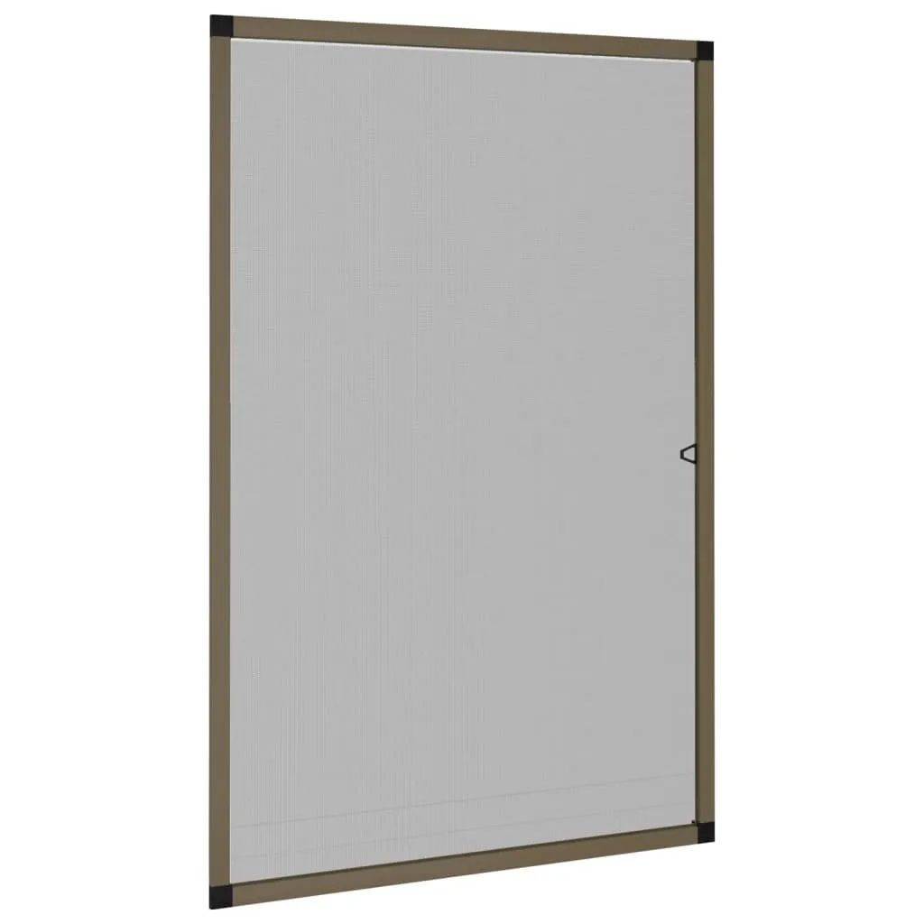 Moustiquaire de Fenêtre à Cadre Fixe 80x120 cm - Protection Anti-Insectes