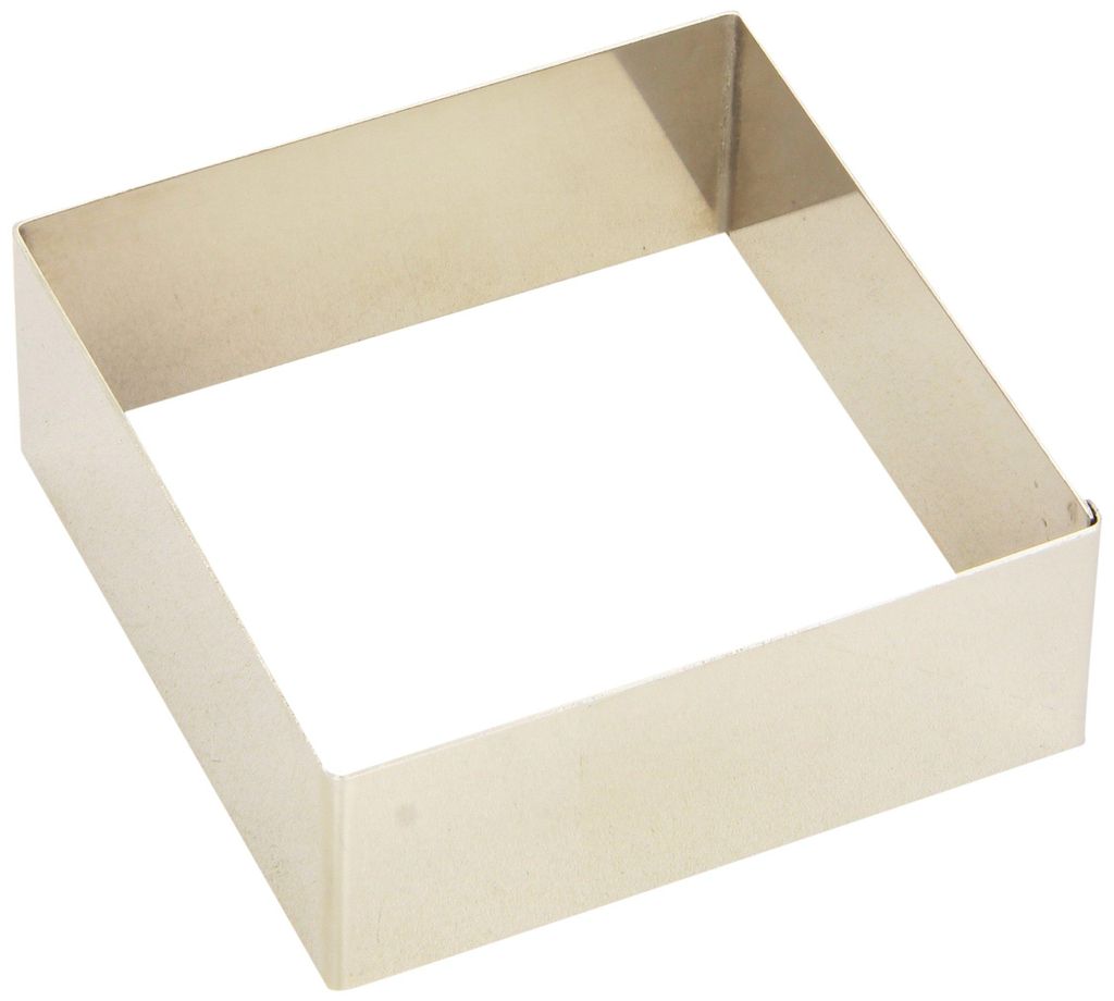 LACOR Kuchen/Bakvormen, vierkant, 10x10 cm, roestvrij Productafbeelding 