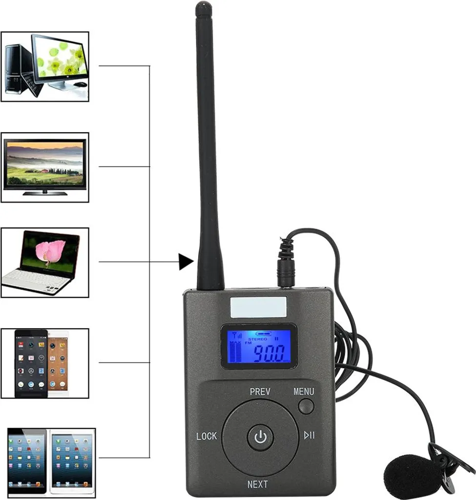 Transmetteur FM mini format à faible consommation et son stéréo clair