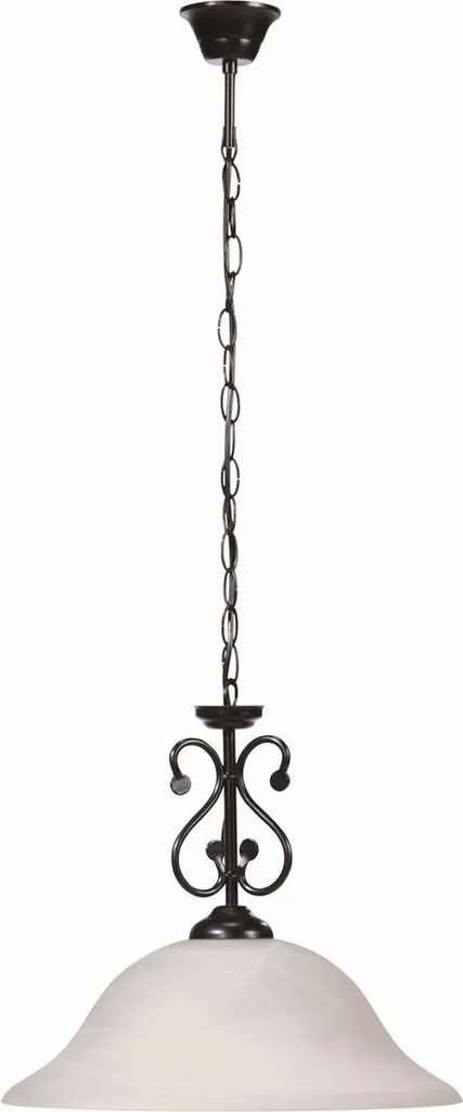 Lustre suspension noire Dorothea Rabalux 7776 luminaire style vintage
