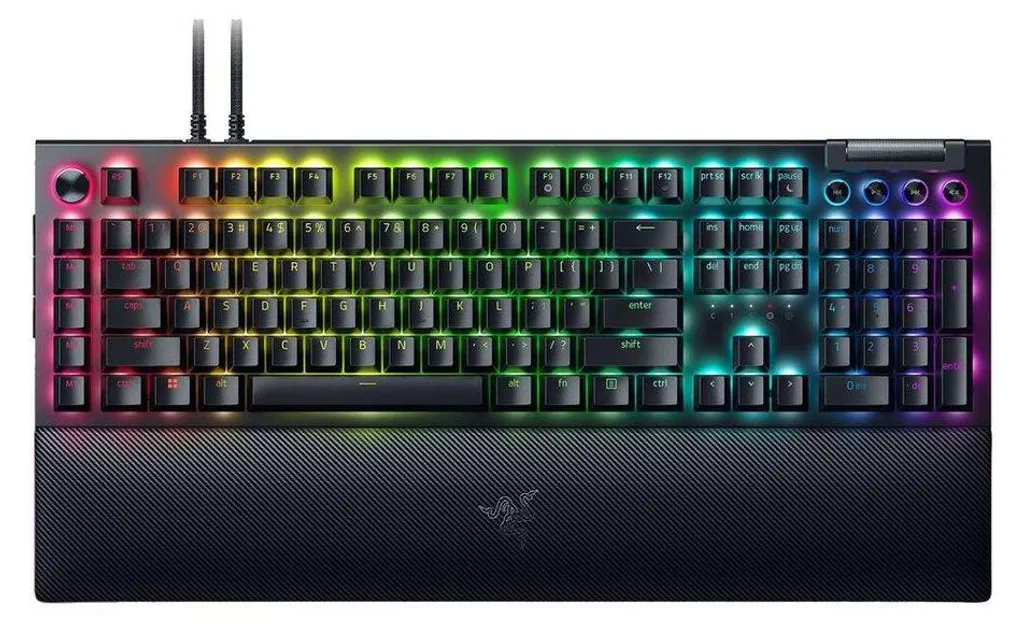 Razer BlackWidow V4 Pro Clavier Gaming QWERTY US Noir avec Switches Verts