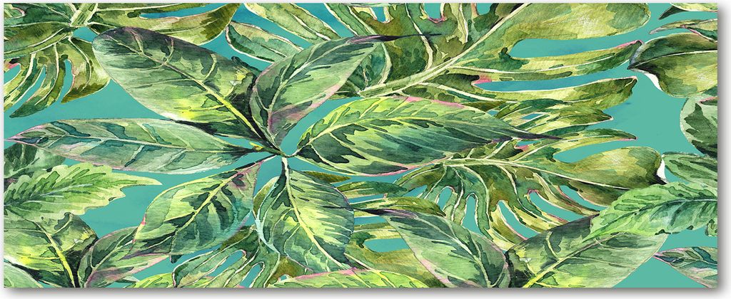 Tulup Glas-Bild Wandbild aus Glas - 125x50 - Wandkunst - Wandbild hinter gehärtetem Sicherheitsglas - Dekorative Wand für Küche & Wohnzimmer -...