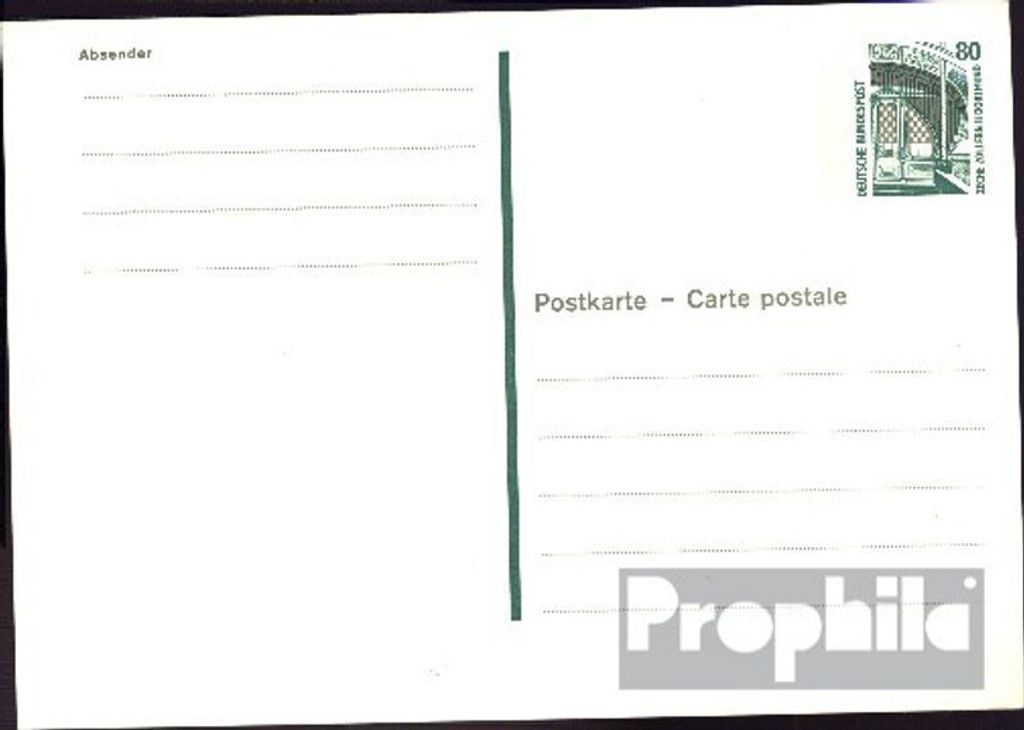 Belege Ganzsachen BRD (BR.Deutschland) 1989 P142 Amtliche Postkarte gefälligkeitsgestempelt Sehenswürdigkeiten