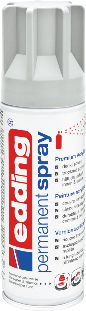 EDDING Spray permanente 5200 grigio chiaro opaco Immagine del prodotto 