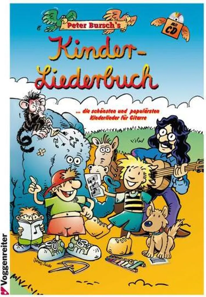 Recueil de Chansons Enfantines Peter Bursch pour Apprendre la Guitare
