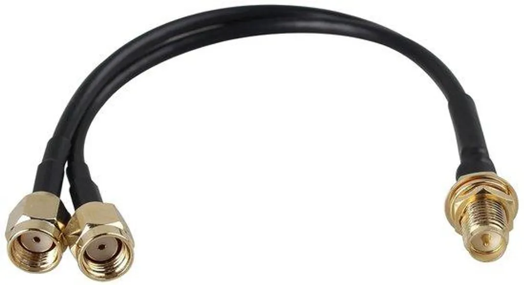 Câble Double RP-SMA RG174 Haute Qualité pour Booster Signal Wi-Fi USB
