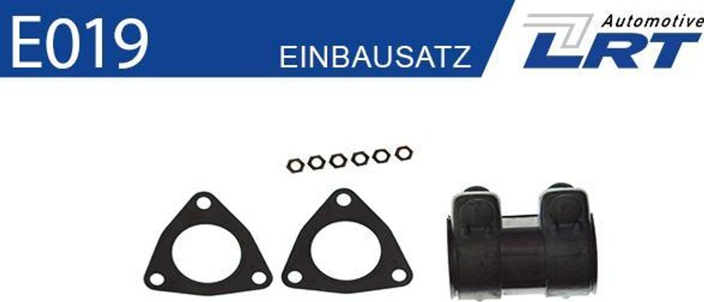 LRT Montagesatz Katalysator Montagesatz Abgasanlage E019 für AUDI A3 Sportback (8PA)