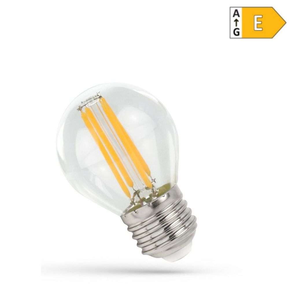 LED E27 4W 230V AC neutrálna biela FILAMENT COG 510 lumenov Obrázok produktu 