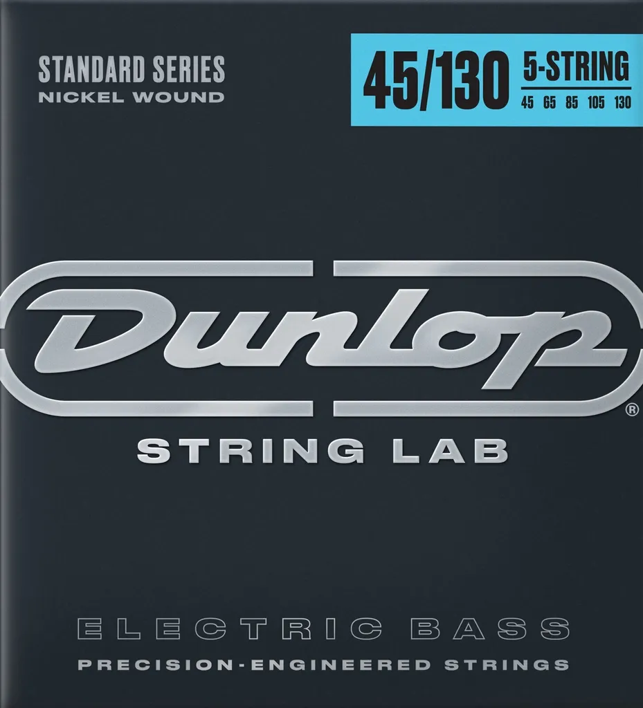 Jeu de Cordes Dunlop DBN 45130 Nickel Wound 45-130 pour Basse 5 C