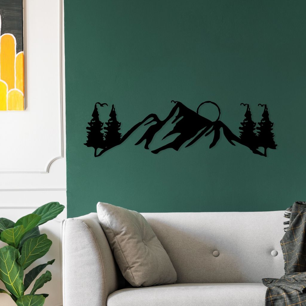 Wallity, Landscape- SKL2583, Schwarz, Sonstige Produktbild 