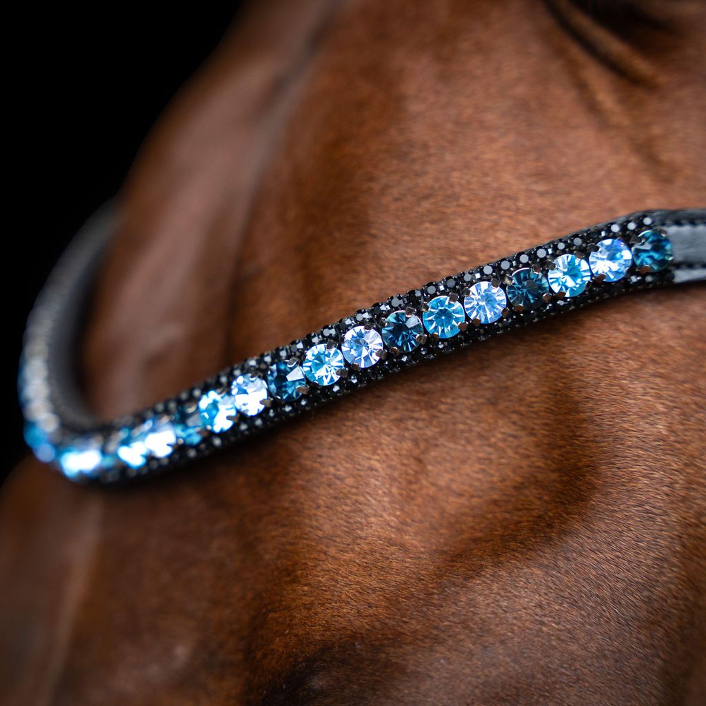 Imperial Riding Stirnriemen Stirnband IRHGrande Blue, Größe:Full