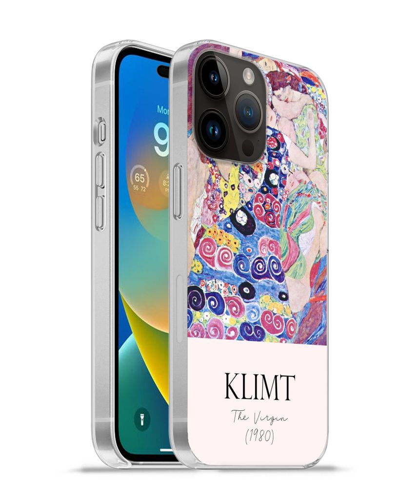 MuchoWow Handyhülle Schutzhülle Hülle für Apple iPhone 14 Pro Max Malerei - Jugendstil - Gustav Klimt Silikon Softcase Handy Hülle - Hardcover