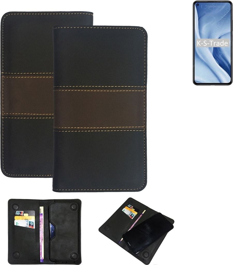 K-S-Trade Hülle Handyhülle kompatibel mit Xiaomi 11 Lite 5G NE Schutzhülle Walletcase Bookstyle Tasche Schutz Case Handytasche Wallet Cover