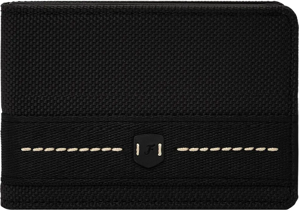 Étui cartes Fossil Rowan noir compact idéal pour votre poche de pantalon
