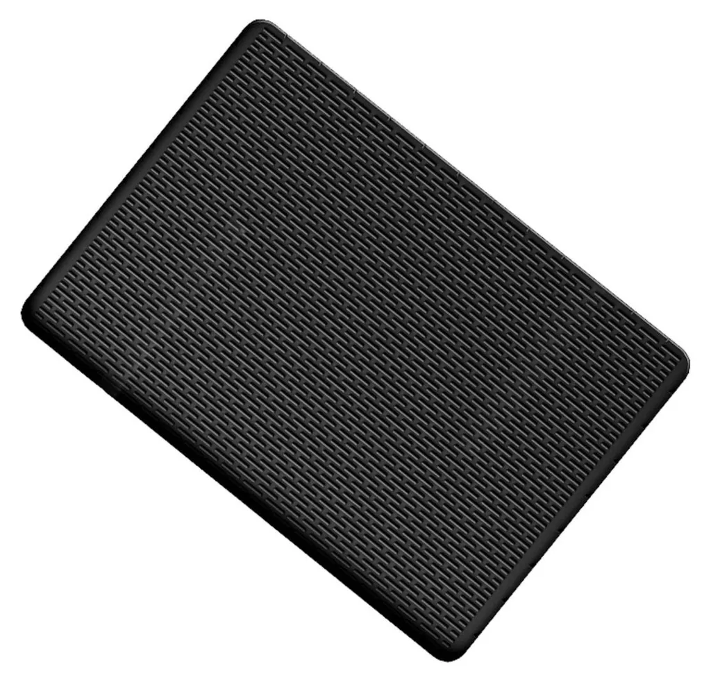Tapis de litière chat silicone anti-déversement format XL noir - 3