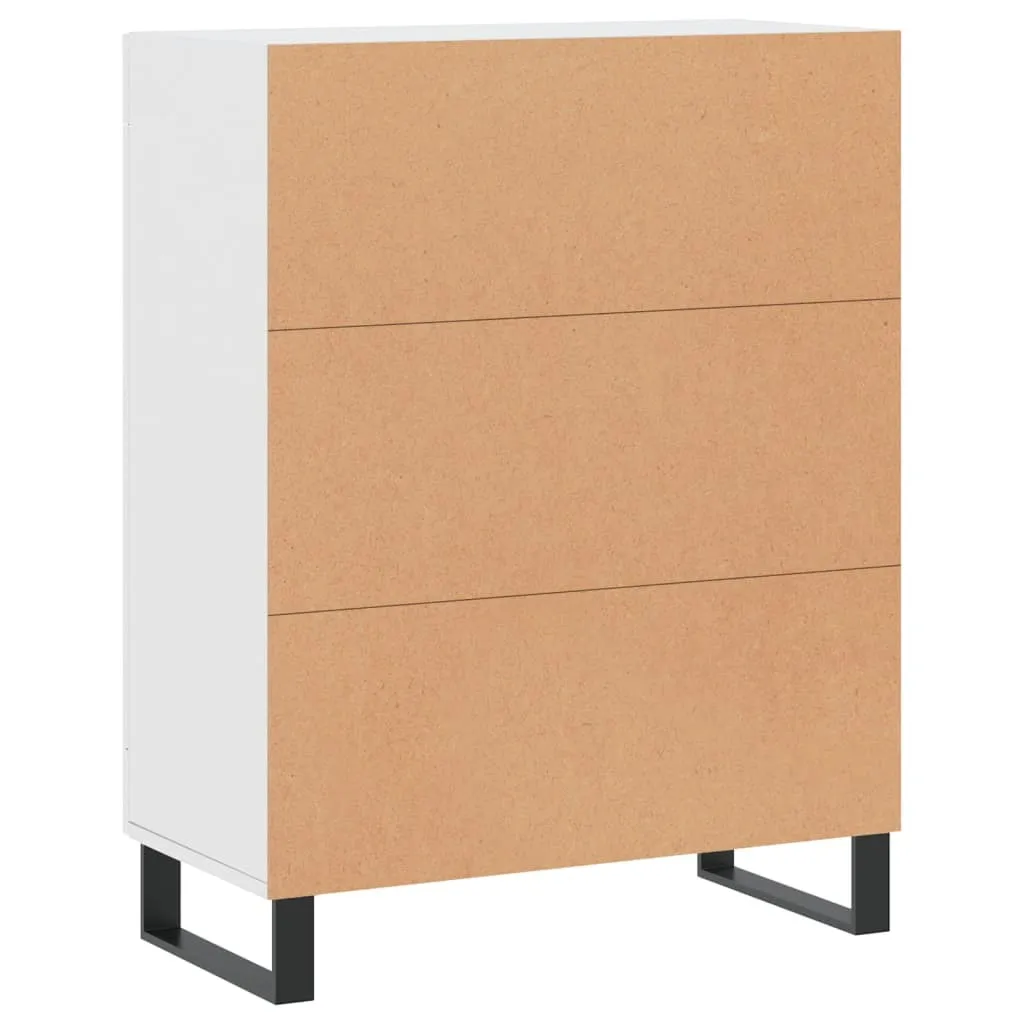vidaXL Credenza bianca 69,5x34x90 cm Materiale a base di legno - 9