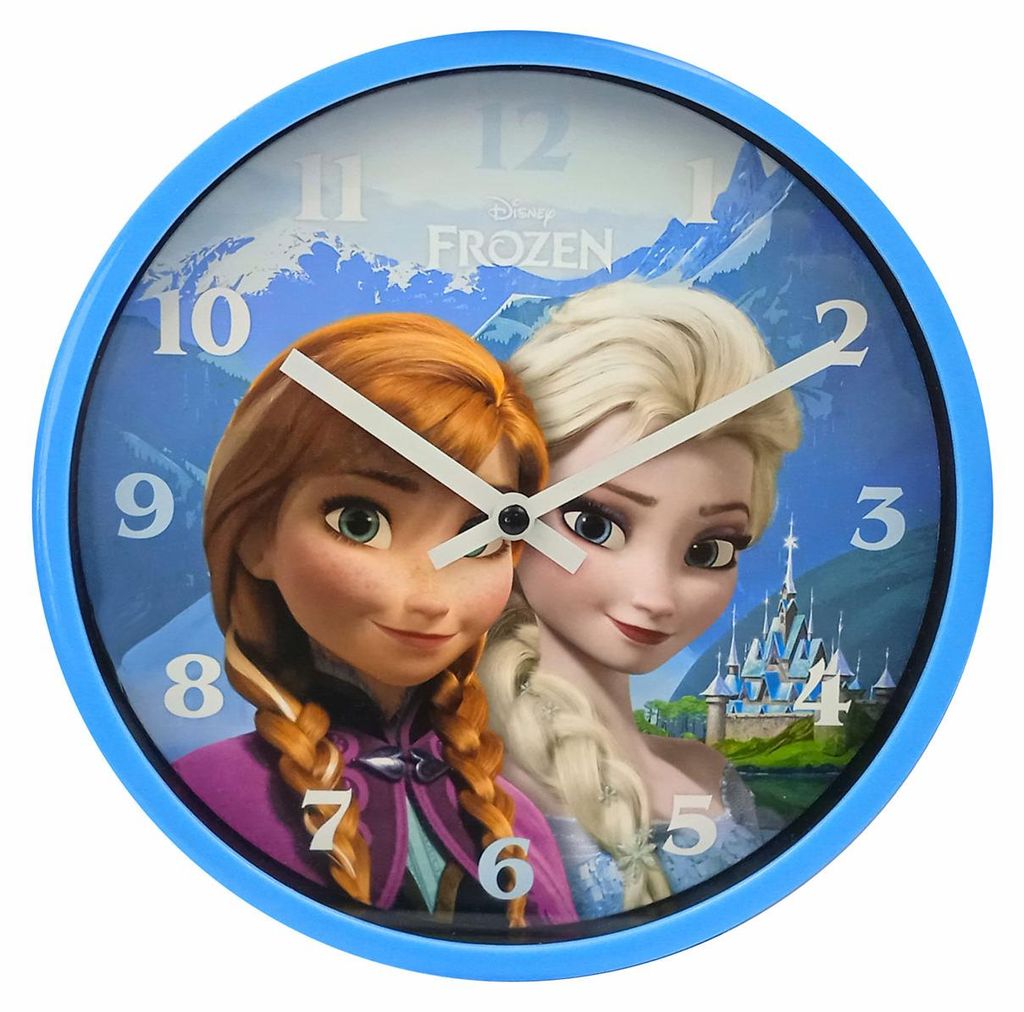 Horloge murale de 24 cm - Thème Frozen Image du produit 