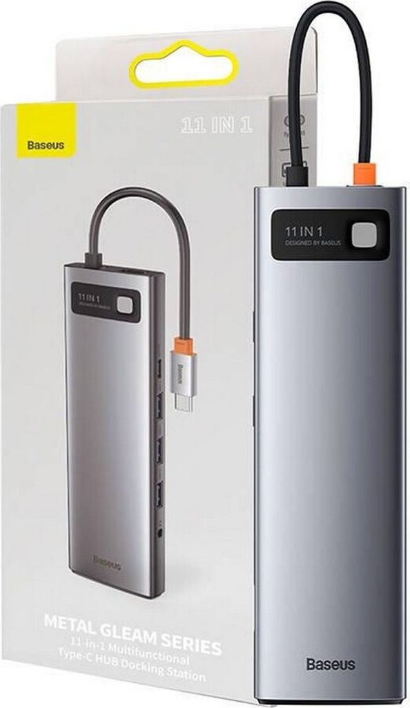 Baseus 11W1 Multifunktionaler Hub Usbc-3Xusb/Usbc Pd Produktbild 