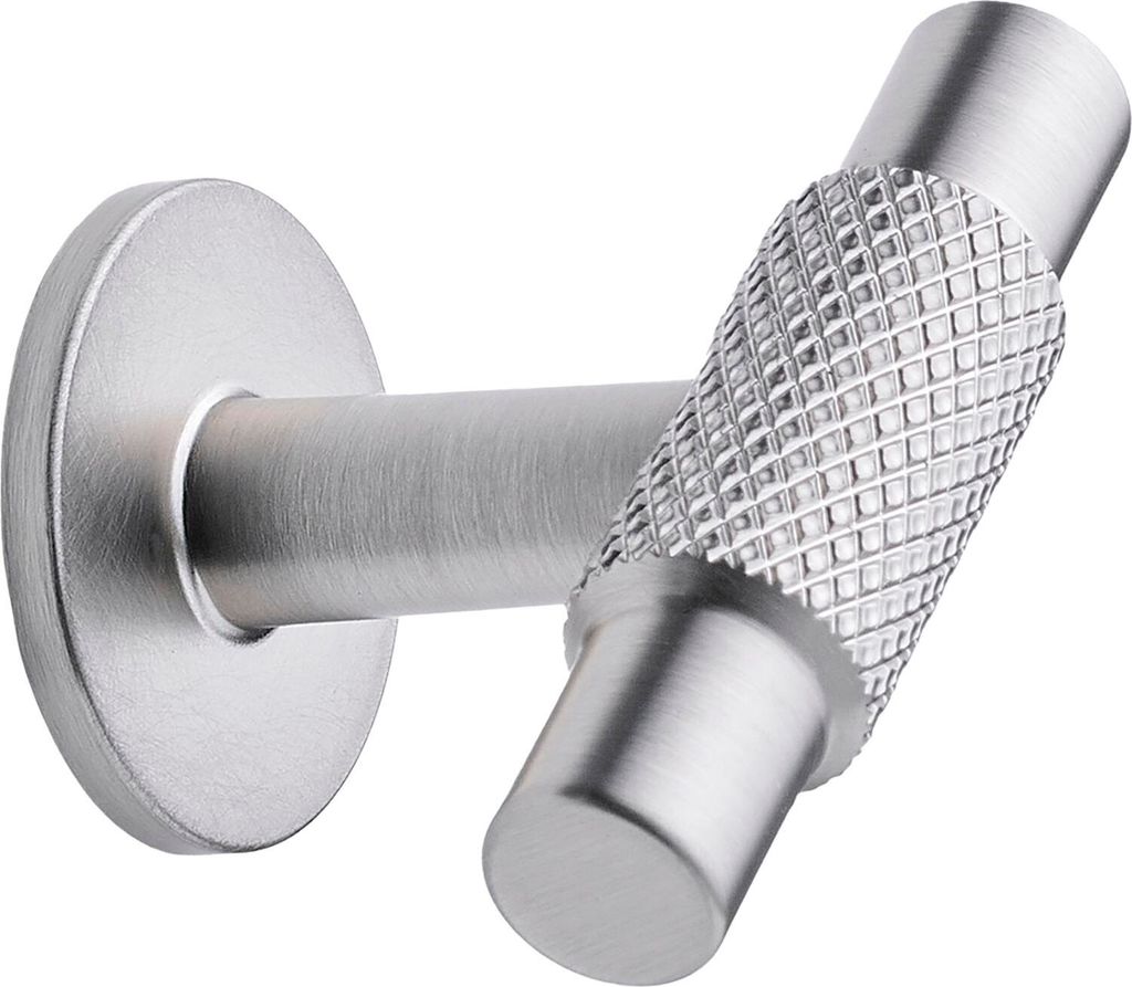 Möbelnkopf Manor ø 14mm, Möbelknauf Tiefe 39mm, Edelstahl Effekt