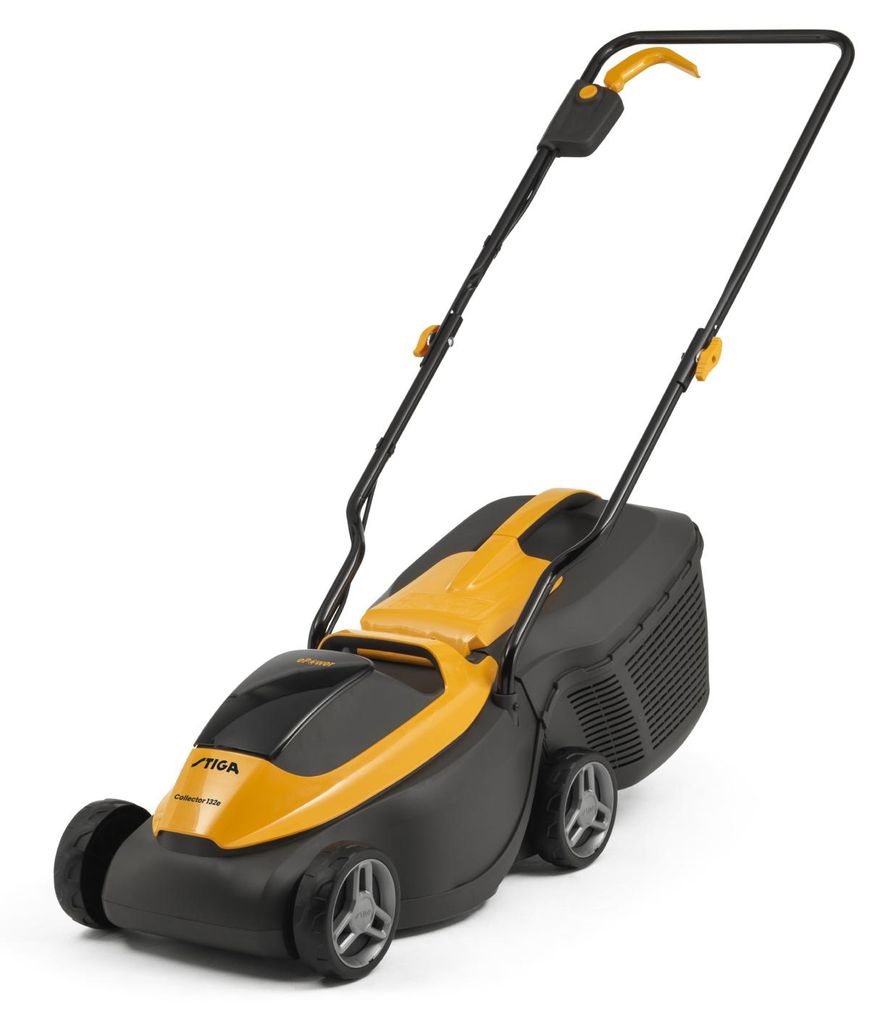 Stiga Collector 132e Push lawn mower Battery Black, Yellow Image du produit 