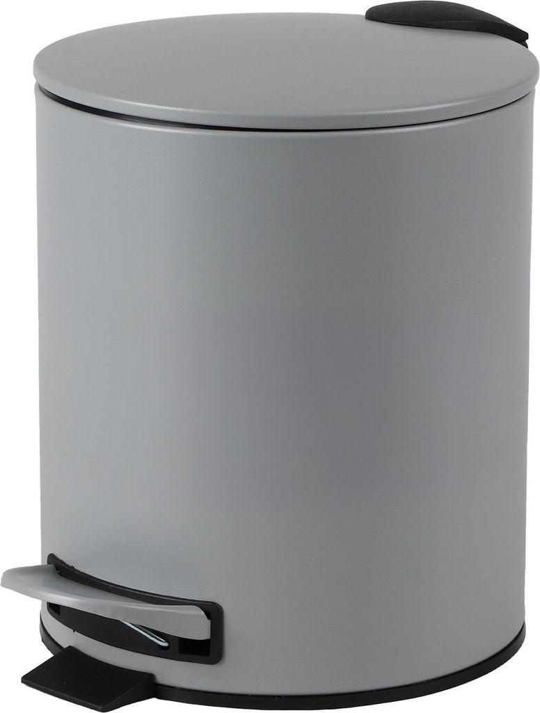 Urban Living Treteimer Toulon - betongrau - 5L - Metall Produktbild 