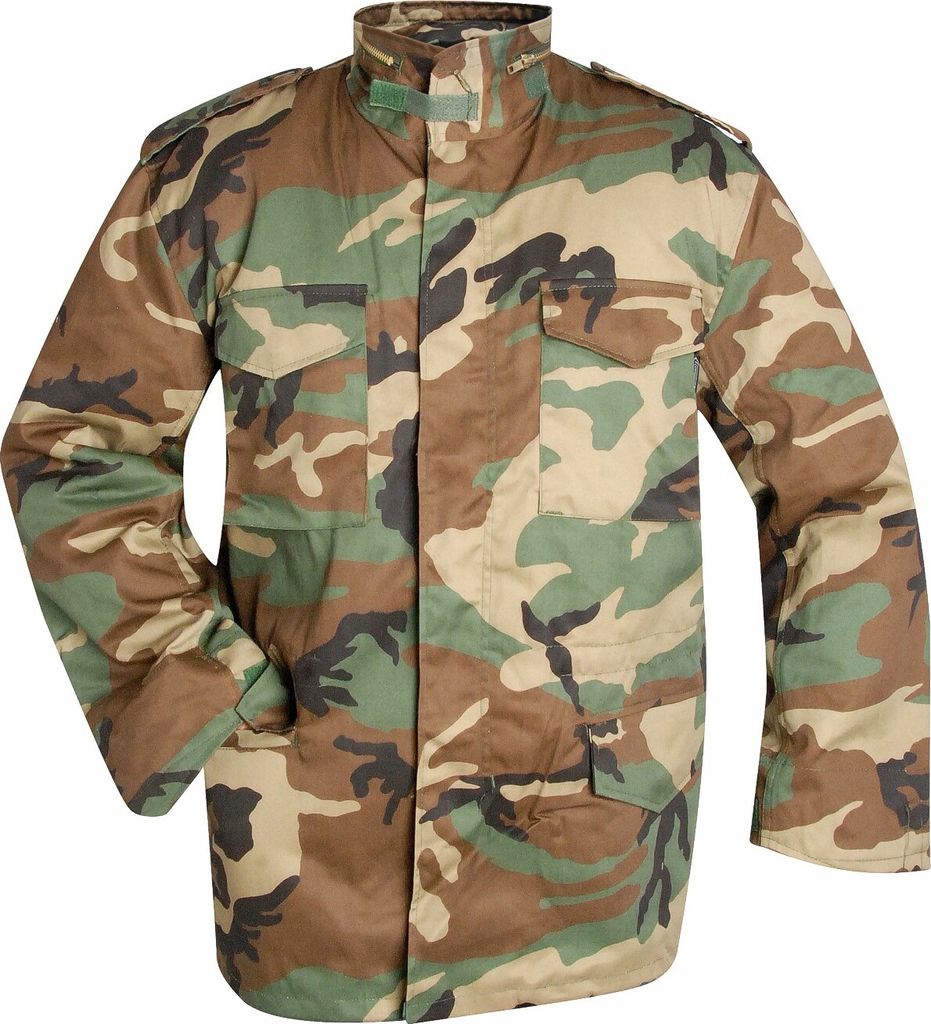 M65 Herren Jacke US Army Feldjacke 2in1 Parka Winterjacke BW Outdoorjacke Jacket Woodland