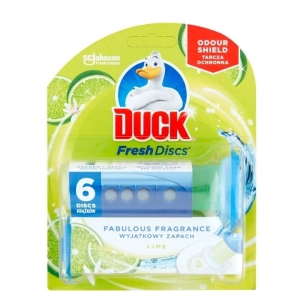 DUCK WC-Discs 36ml, Zitronenduft für langanhaltende Frische und Sauberkeit