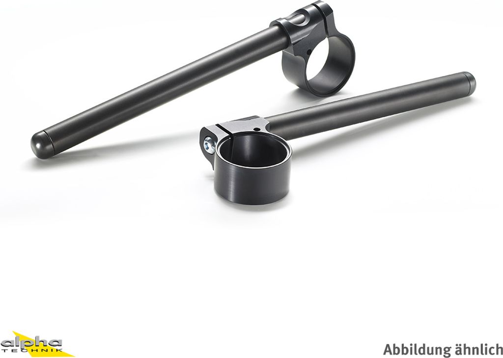 TRW Stummellenker, Aluminium schwarz, 45 mm YZF600R Thunder Cat 4TV Thruxton 986ME ZX6R Ninja ZX600F