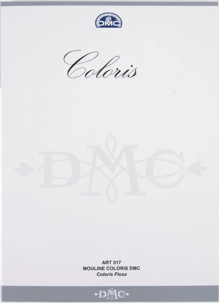 Nuancier DMC Coloris fils réels pour sélection de couleurs broderie