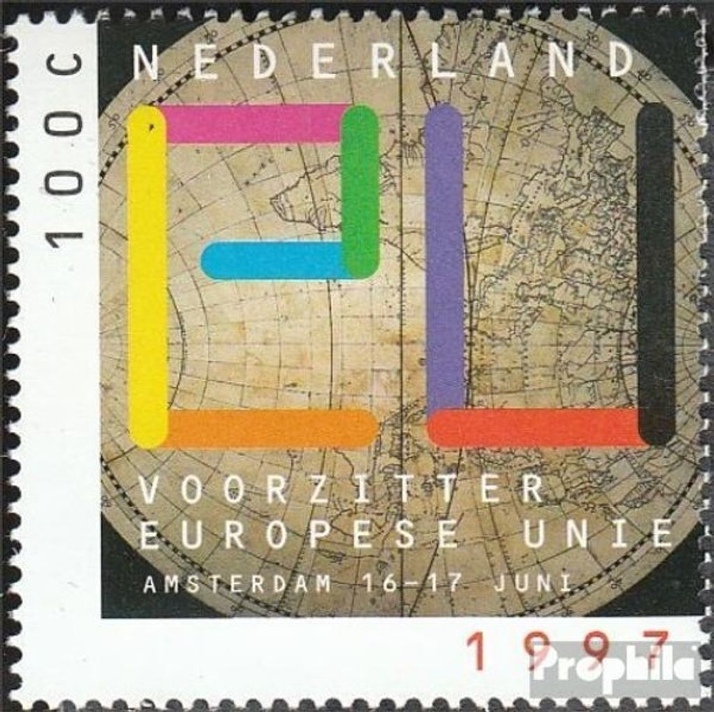 Briefmarken Niederlande 1997 Mi 1622 (kompl.Ausg.) postfrisch Weltkugel