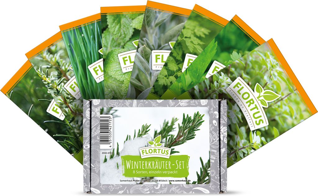 Winterkräuter-Set (8 Sorten) | Kräutersamen-Sets von FLORTUS