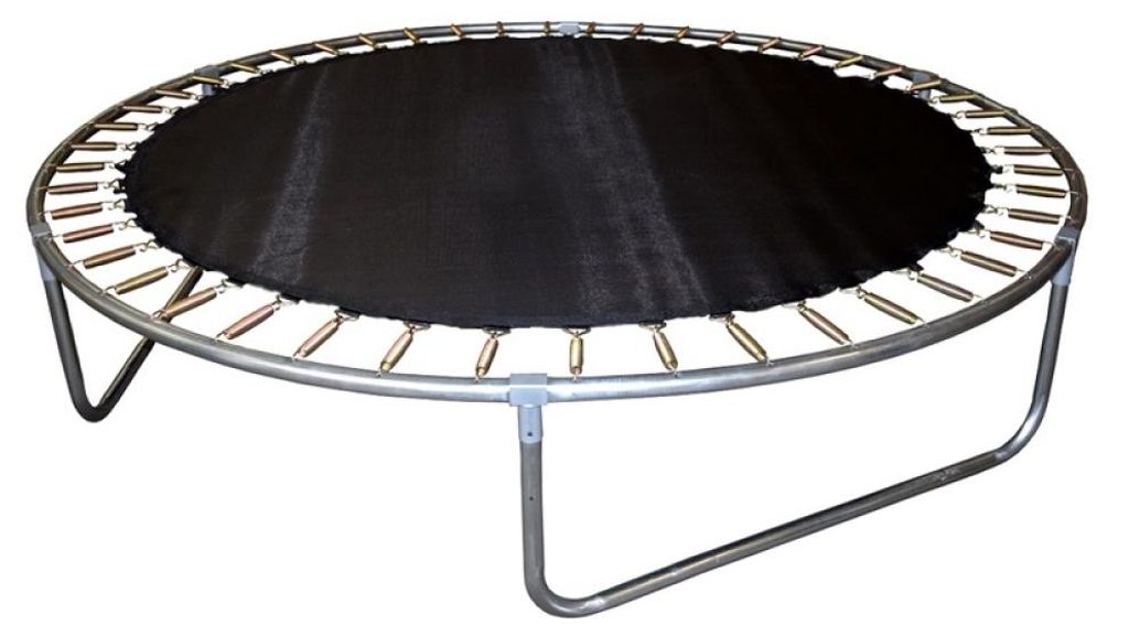INLEA Trampolin-Sprungfläche mit einem Gesamtdurchmesser von 305 cm auf 64 Schlaufen - schwarz