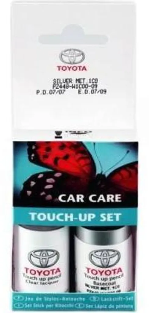 Peinture aérosol Toyota 1E7 Argent Mica haute résistance d'origine