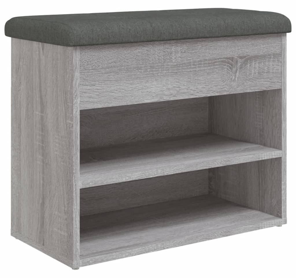 vidaXL schoenenkast, grijs Sonoma, 62x32x50 cm, houtvezel Productafbeelding 