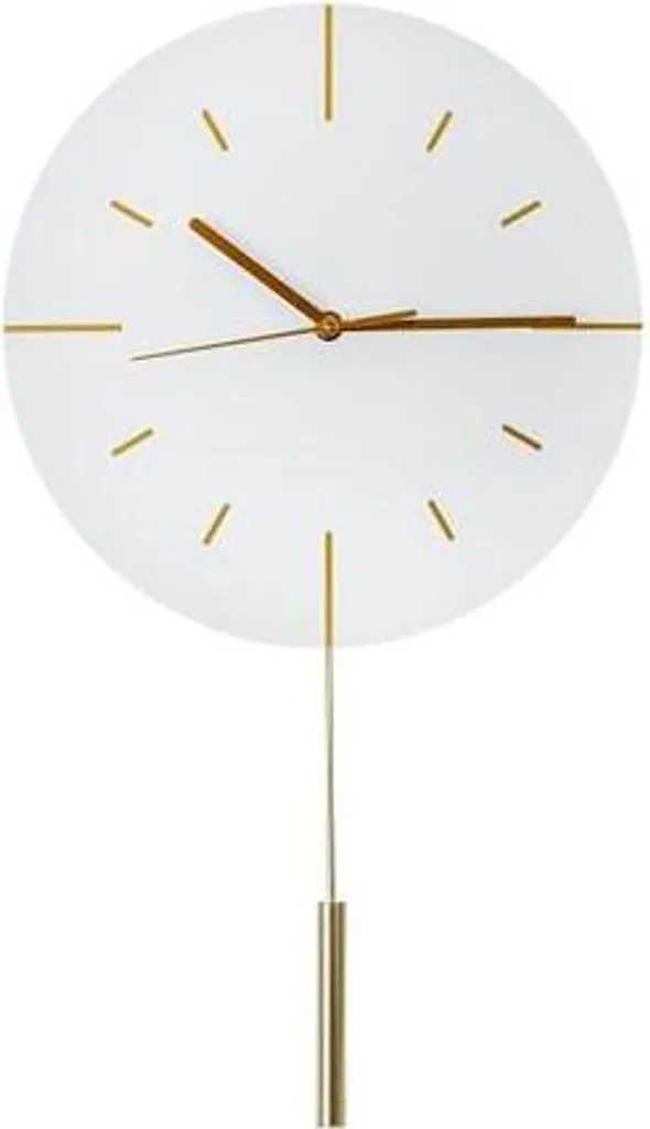 Regala il Tempo: Orologio a Pendolo Bianco Oscuro Silenzioso Elegante