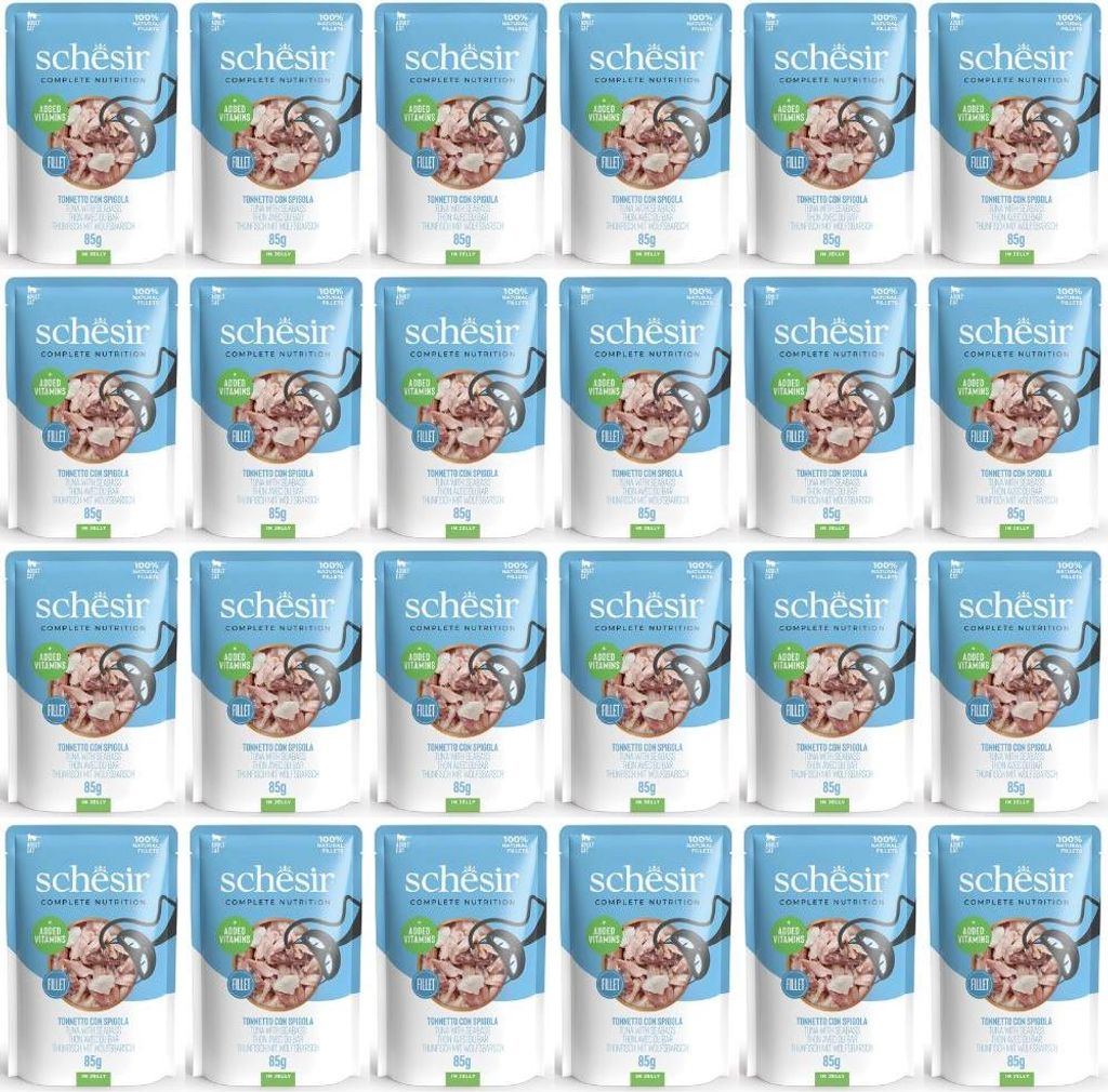 Schesir 01070105, Adulti, Qualsiasi razza, Tonno, 85 g Immagine del prodotto 