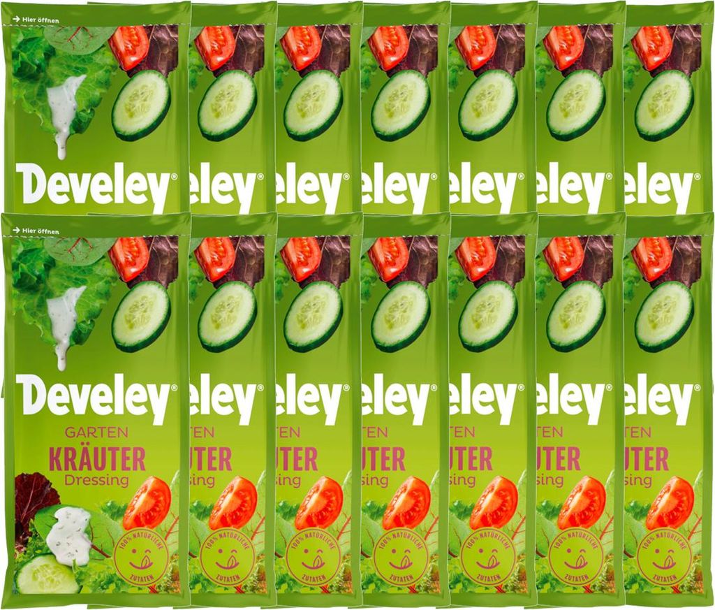 Develey zioła ogrodowe sos sałatkowy lekko cierpki 75ml Zdjęcie produktu 