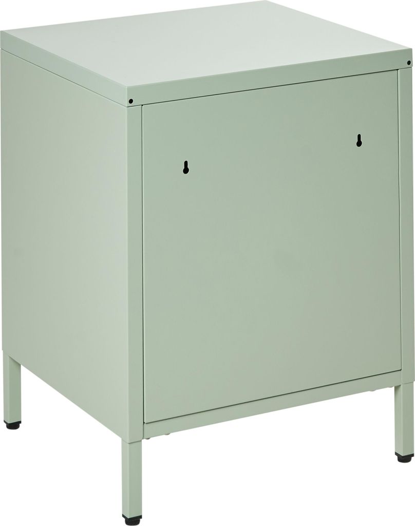BELIANI Nachttisch Mintgrün Metall mit 2 Schubladen und 2 Griffen Wohnzimmer Schlafzimmer Kinderzimmer Jugendzimmer Flur