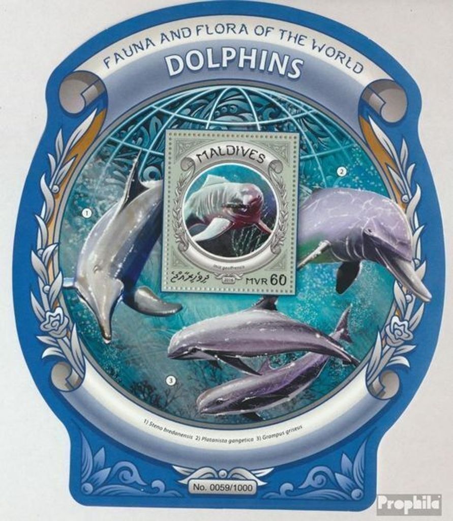 Briefmarken Malediven 2016 Mi Block 933 (kompl. Ausg.) Produktbild 