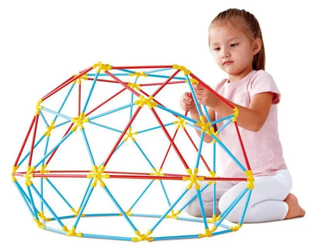 Apprendre à Bâtir avec le Kit d'Architecture Hape - Éveil Spatial 4+ - 8