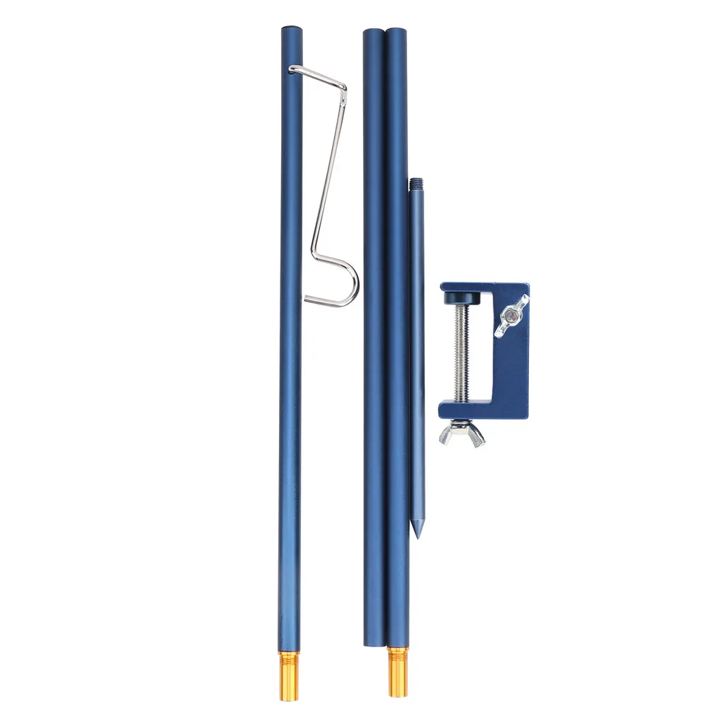 Supporto Luce Campeggio Pieghevole in Alluminio | Palo Lampada Outdoor