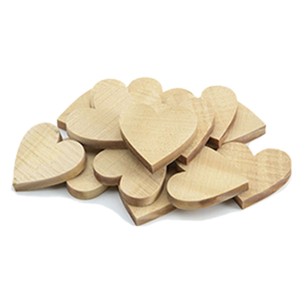 Colorations - Petits coeurs en bois, 20pcs. Image du produit 