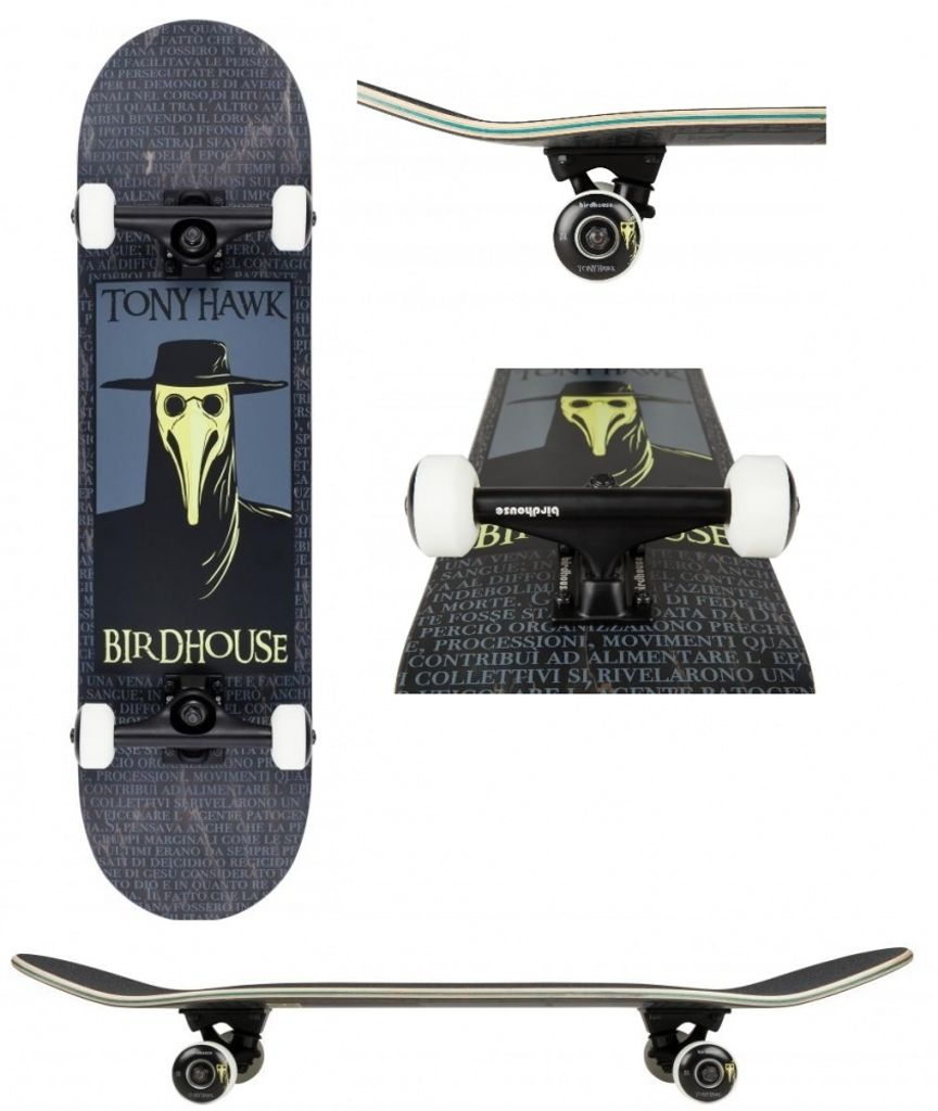 Birdhouse Stage 3 Plague Doctor Skateboard 8.0 Produktbild 